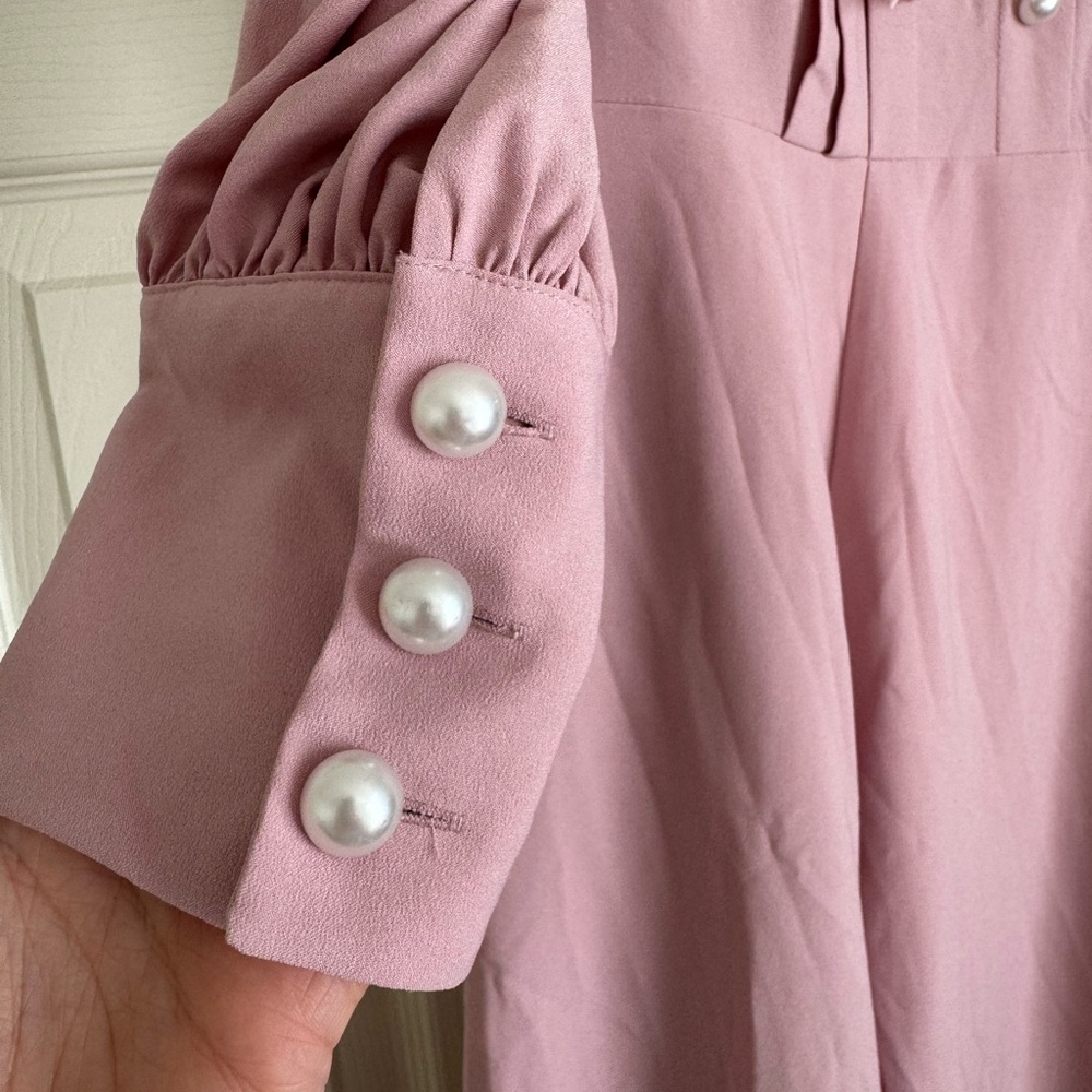 Halogen x Atlantic Pacific Bow Detail Fit & Flare Dress - Picture 7 of 11